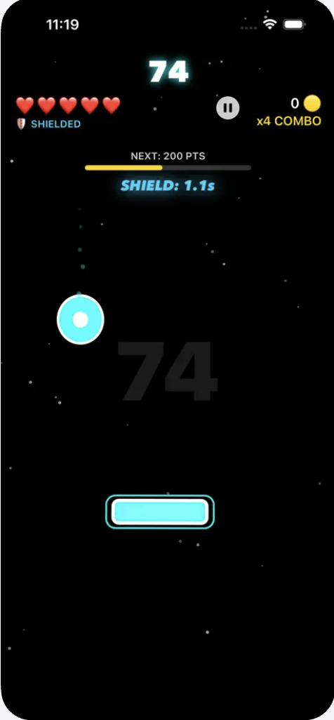 Spectral Siphon app screenshot showing gameplay